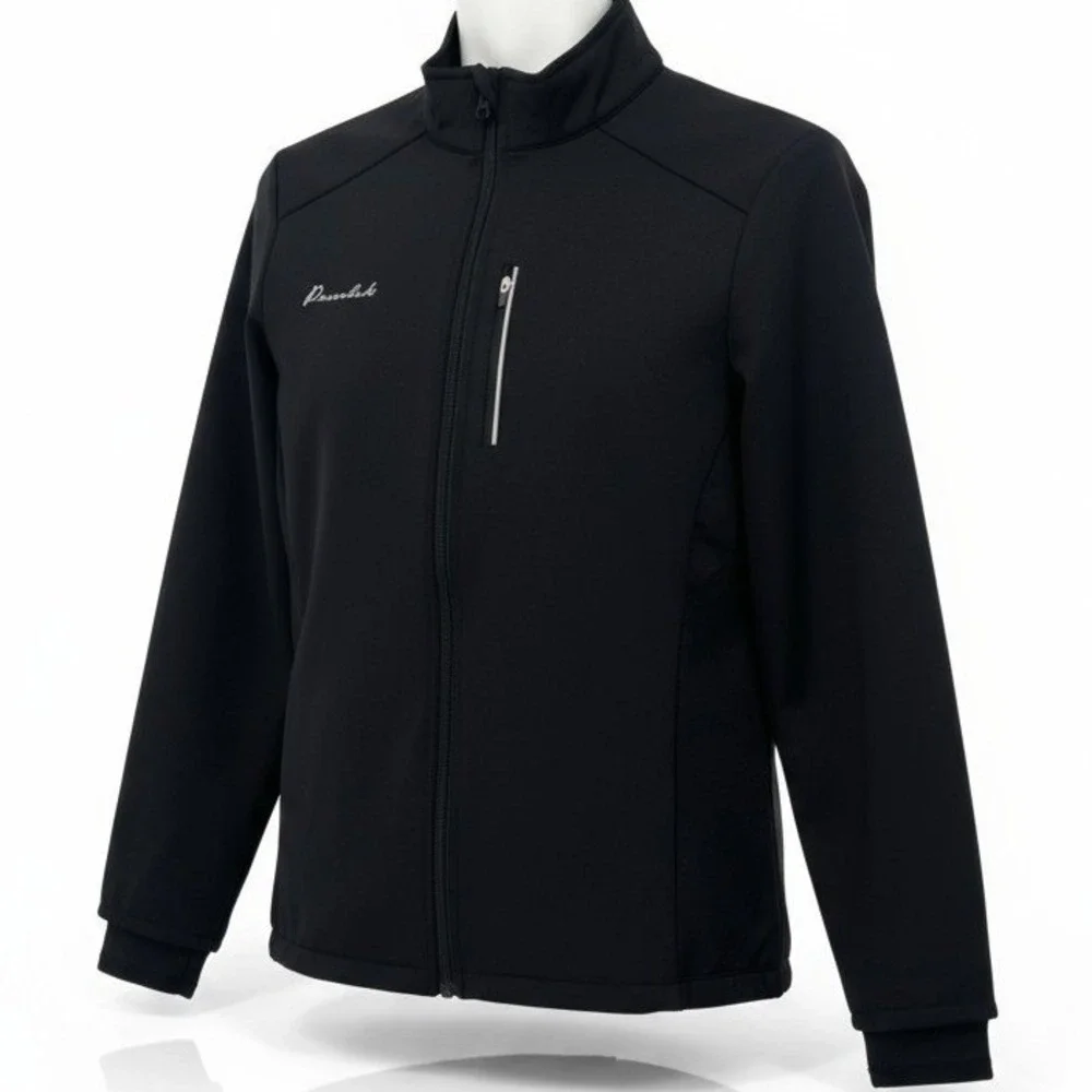 Przewalski‎ Men's Large Black Full Zip Jacket Lightweight Active Layer - CJ